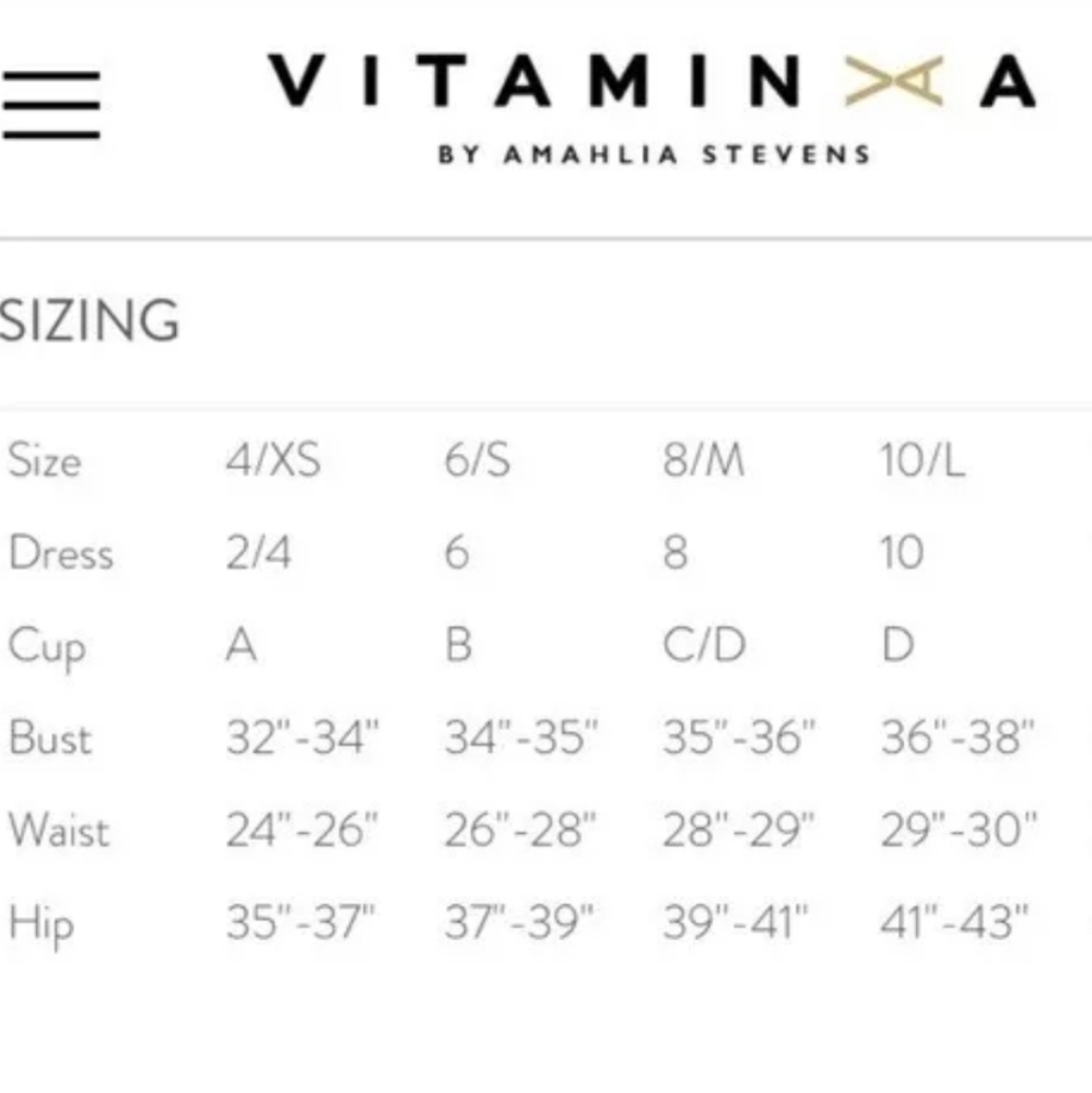 Vitamin A Swim Edie One-piece  Swimsuit, Size M/8 - Picture 17 of 17